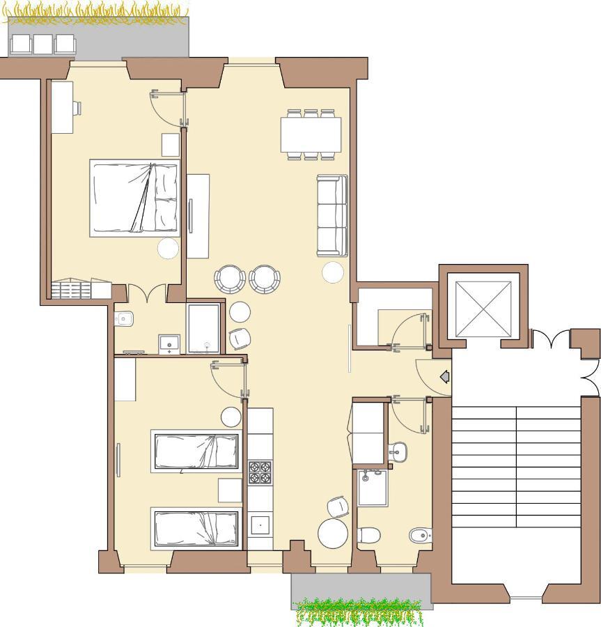 Apartment Centro, City Life, Mico ميلان المظهر الخارجي الصورة
